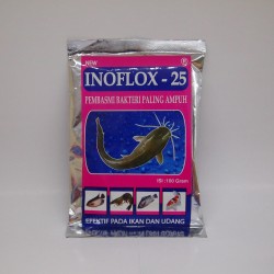 Inoflox 25 100 Gram Original - Anti Bakteri pada Ikan dan Udang