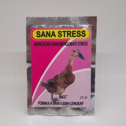 Sana Stress 20 gram Original - Mencegah dan Mengobati Stress pada Bebek