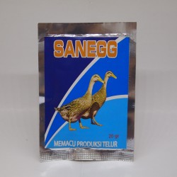 San Egg 20 gram Original - Pemacu Produksi Telor pada Bebek