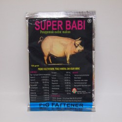 Super Babi 100 gram Original - Penggemuk Penambah Nafsu Makan Babi Multi Vitamin Mineral Asam Amino