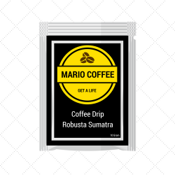 Robusta Sumatra Coffee Drip 10 Gram Original