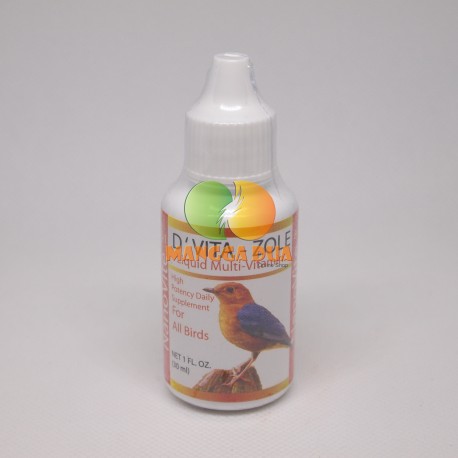 D'vitazole 30 ml Original - Suplemen Multivitamin Untuk Burung