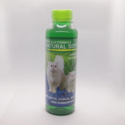 Natural Septic Cat Dog 125 250 500 600 1000 5000 ml Original - Shampoo Anti Septic, Koreng dan Bakteri Anjing Kucing