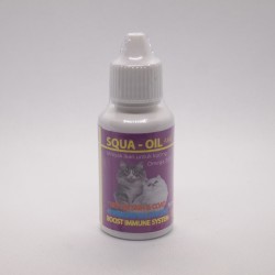 Squa Oil AKG 30 ml Original - Minyak Ikan Untuk Kucing