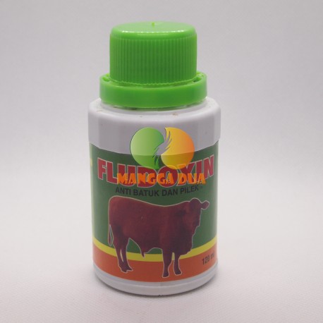 Fludoxin 120 ml Original - Obat Flu Kerbau, Kambing, Domba, Kuda, Babi