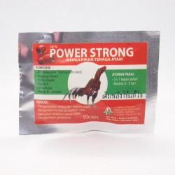 Power Strong 10 Capsul Original - Memulihkan Tenaga Ayam Setelah Diadu