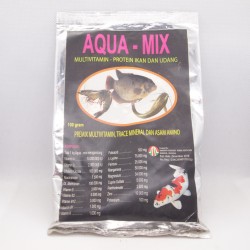 Aqua Mix 100 gram Original - Multivitamin dan Protein Ikan dan Udang