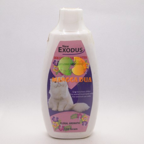 Bedak / Talk Powder Exodus Skin Care Cat 100 gram Original - Bedak Talc Skin Care Kucing
