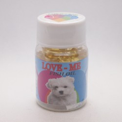 Love Me Fish Oil Dog 60 Soft Gel Original - Minyak Ikan Untuk Anjing