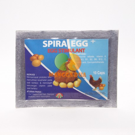 Spira Egg 10 Capsul Original - Mempercepat Produksi Telur pada Unggas Ayam dan Bebek