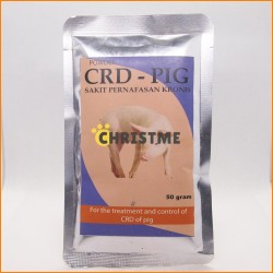 CRD Pig Powder 50 Gram Original - Mengatasi Sakit Pernapasan Kronis Pada Babi