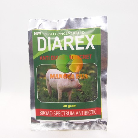 New Diarex Pig Powder 50 Gram Original - Obat Anti Diare Mencret Babi Antibiotik