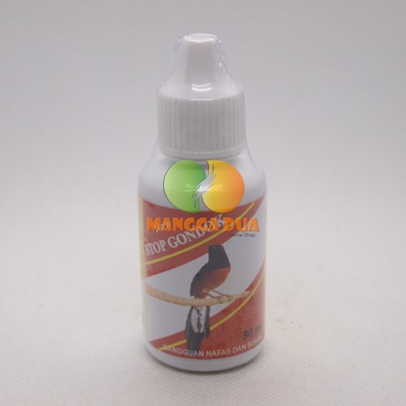 Stop Gondok 30 ml Original - Supplemen untuk Gangguan Nafas dan Suara pada Burung