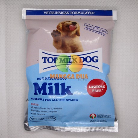 Top Milk Cat Dog 50 dan 500 Gram Original - Top Milk Susu Khusus untuk Anjing Kucing DHA dan EPA