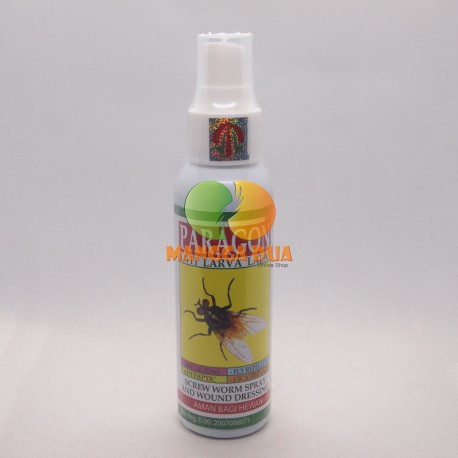 Paragon Spray 120 ml Original - Anti Larva Lalat pada Kucing Anjing dan Hewan Ternak