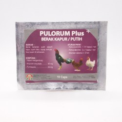 Pulorum Plus 10 Capsul Original - Obat Berak Kapur atau Putih pada Ayam