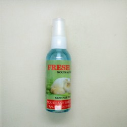 Fresh C Cat Dog 60 ml Original - Penghilang Bau Mulut Anjing dan Kucing Obat Sariawan