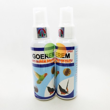 Goerem Burung Spray 120 ml Original - Obat Membasmi Gurem Burung Kutu Jamur Unggas
