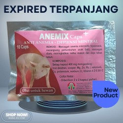 Anemix Pig 10 Capsul Original - Multivitamin Anti Anemia Anak Babi Bunting