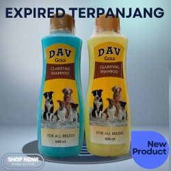 Dav Shampoo 600ml Original - Wangi Tahan Lama, Ph Balance Shampoo, Moisturizing Anjing, Kucing dan Kelinci