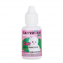 Catyzole Drop 30 ml Original - Obat Cacing Kucing Tetes Cacingan