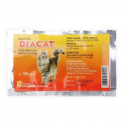 DiaCat 10 Capsul Original - Obat Mencret Khusus Kucing